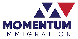 M MOMENTUM IMMIGRATION logo
