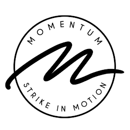 M MOMENTUM STRIKE IN MOTION logo