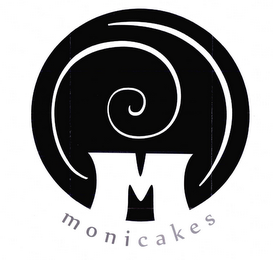 M MONICAKES logo