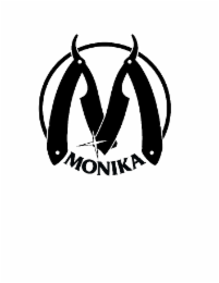 M MONIKA logo