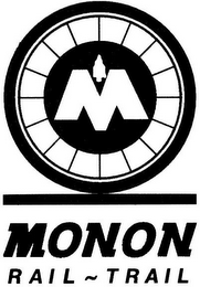 M MONON RAIL ~ TRAIL logo