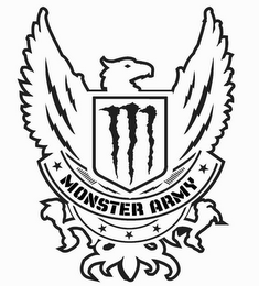 M MONSTER ARMY logo