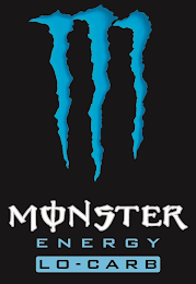 M MONSTER ENERGY LO-CARB logo