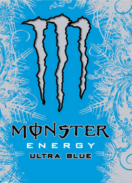 M MONSTER ENERGY ULTRA BLUE logo