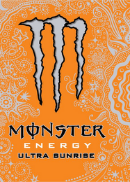 M MONSTER ENERGY ULTRA SUNRISE logo