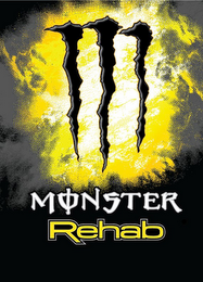 M MONSTER REHAB logo