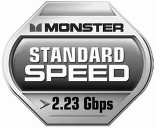 M MONSTER STANDARD SPEED 2.23 GBPS logo
