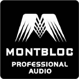 M MONTBLOC PROFESSIONAL AUDIO logo