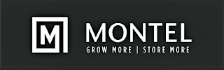 M MONTEL GROW MORE | STORE MORE logo