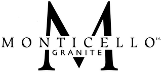 M MONTICELLO GRANITE logo