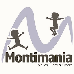 M MONTIMANIA MAKES FUNNY & SMART logo