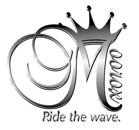 M MOOROX RIDE THE WAVE logo