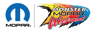 M MOPAR MONSTER MOPAR WEEKEND logo