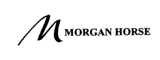 M MORGAN HORSE logo