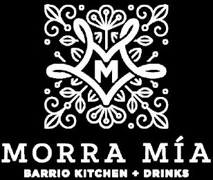 M MORRA MÍA BARRIO KITCHEN DRINKS logo