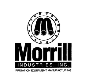 M MORRILL INDUSTRIES, INC. IRRIGATION EQUIPMENT MANUFACTURING logo