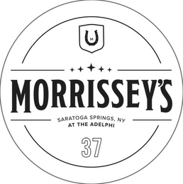 M MORRISSEYS SARATOGA SPRINGS, NY AT THE ADELPHI 37 logo