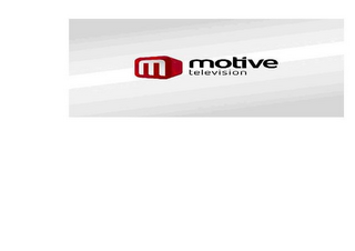 M MOTIVE TELEVISION logo