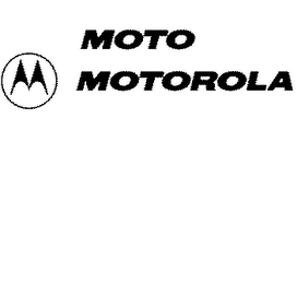 M MOTO MOTOROLA logo