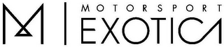 M MOTORSPORT EXOTICA logo