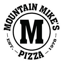 M MOUNTAIN MIKE'S PIZZA EST 1978 logo