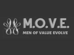 M M.O.V.E. MEN OF VALUE EVOLVE logo