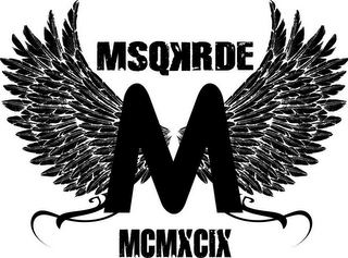 M MSQKRDE CLOTHING COMPANY MCMXCIX logo