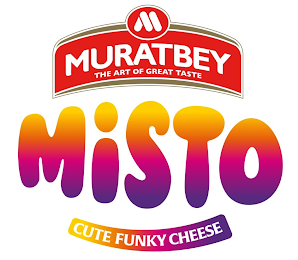 M MURATBEY MISTO THE ART OF GREAT TASTE CUTE FUNKY CHEESE logo