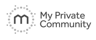 M MY PRIVATE COMMUNITY logo