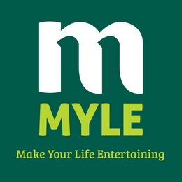 M MYLE MAKE YOUR LIFE ENTERTAINING logo
