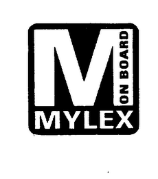 M MYLEX ON BOARD logo