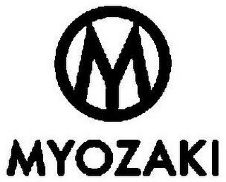M MYOZAKI logo