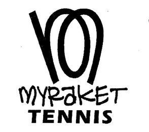 M MYRAKET TENNIS logo
