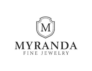 M MYRANDA FINE JEWELRY logo