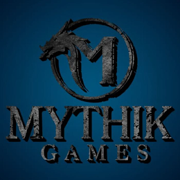 M MYTHIK GAMES logo
