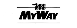 M MYWAY logo