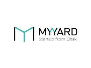 M MYYARD STARTUP FROM DESK logo