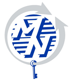 M N logo