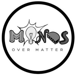 M N S OVER MATTER logo