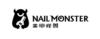 M NAIL MONSTER logo