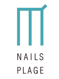 M NAILS PLAGE logo