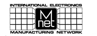 M NET INTERNATIONAL ELECTRONICS MANUFACTURING NETWORK logo