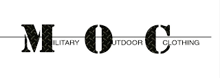 M O C MILITARY OUTDOOR CLOTHING logo