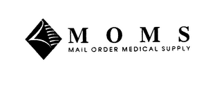 M O M S MAIL ORDER MEDICAL SUPPLY logo