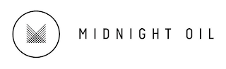 M O MIDNIGHT OIL logo