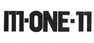 M ONE 11 logo
