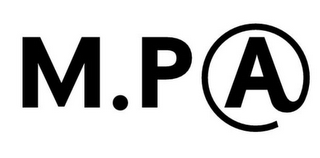 M. P A logo