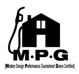 M · P · G [MODERN DESIGN PERFORMANCE GUARANTEED GREEN CERTIFIED] logo