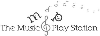 M P THE MUSIC PLAY STATION logo