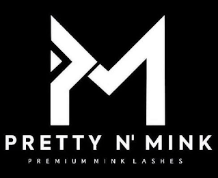 M PRETTY N' MINK PREMIUM MINK LASHES logo